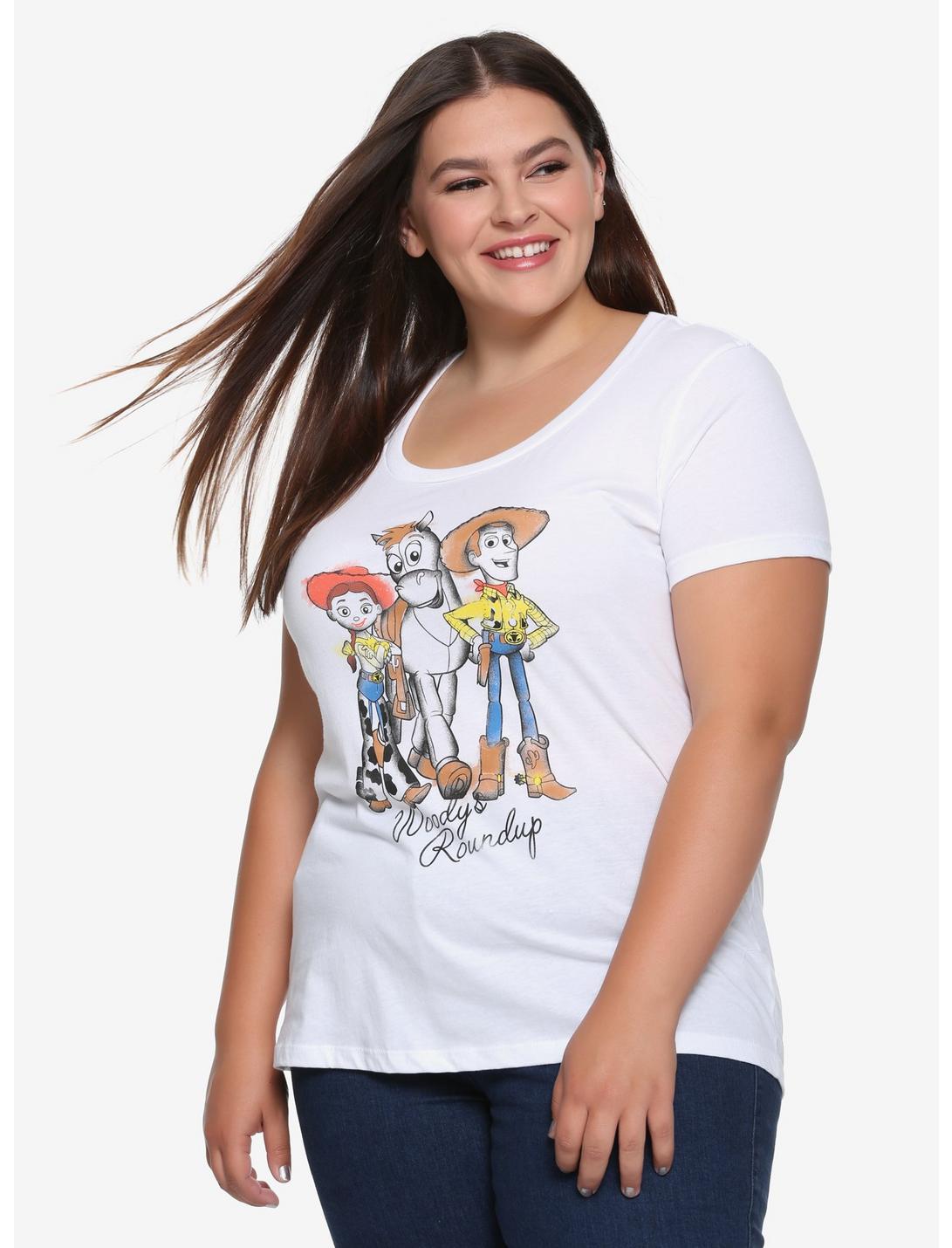 Disney Pixar Toy Story 2 Woody's Roundup Girls T-Shirt Plus Size, MULTICOLOR, hi-res