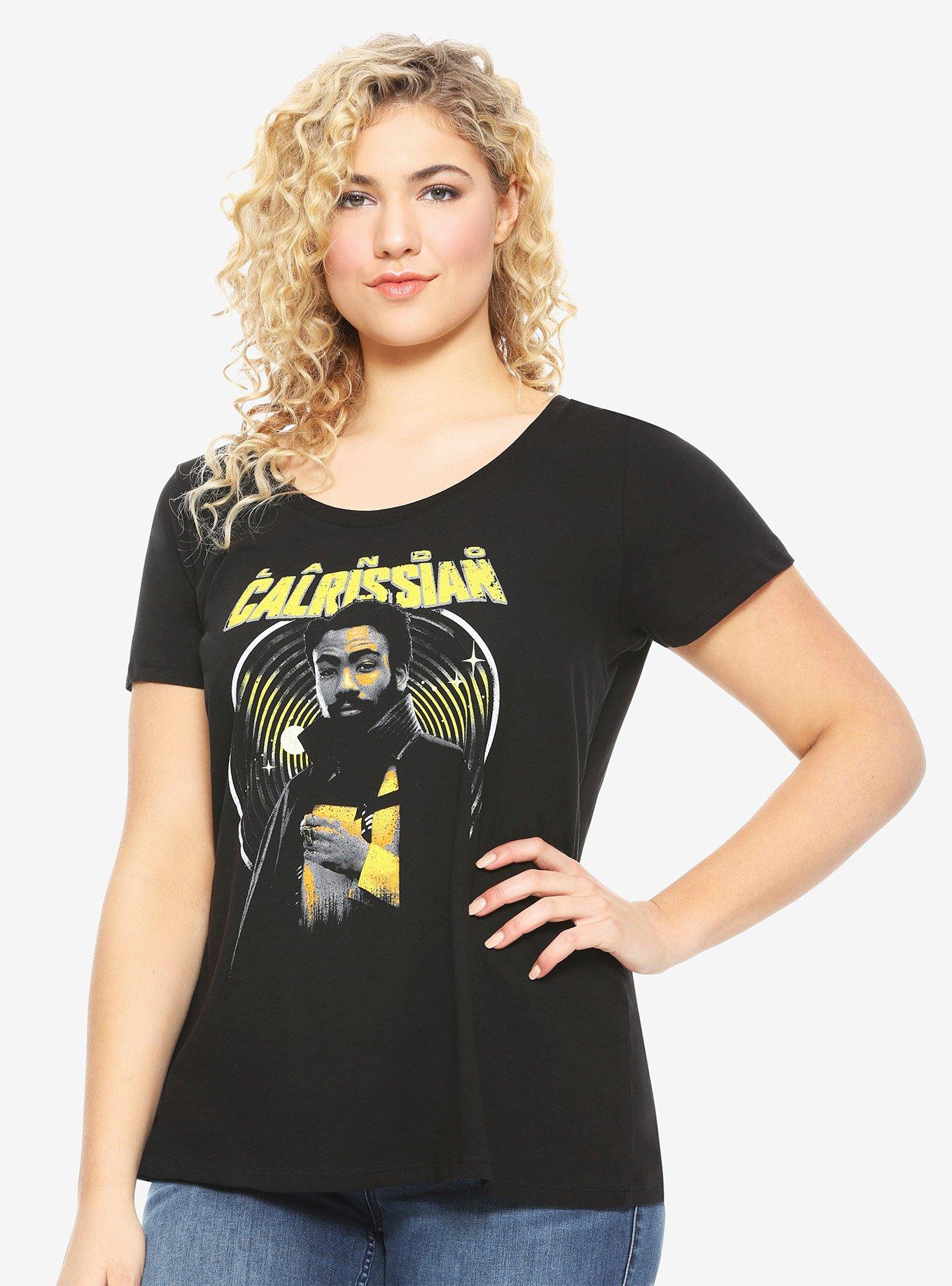 Solo: A Star Wars Story Lando Calrissian Girls T-Shirt Plus Size, BLACK, hi-res