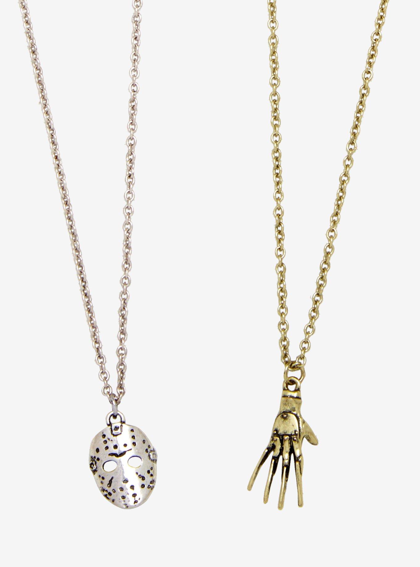 Freddy Vs. Jason Best Friend Necklace Set, , hi-res