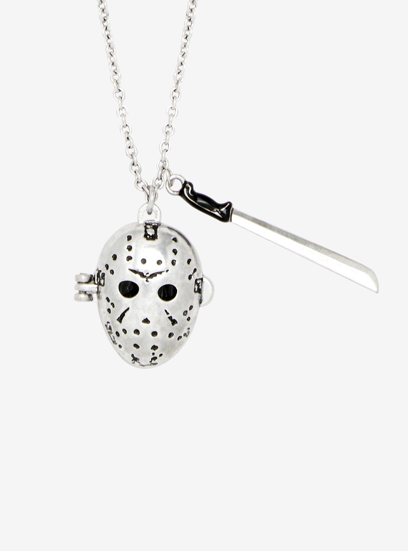 Friday The 13th Jason Locket Necklace, , hi-res