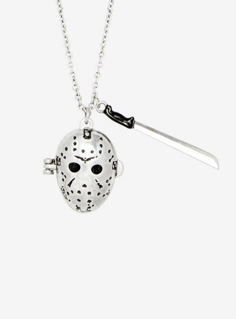 Friday The 13th Jason Locket Necklace | Hot Topic