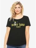 Disney Peter Pan Tinker Bell Never Land Original Girls T-Shirt Plus Size, BLACK, hi-res