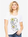 Disney Tangled Rapunzel Flower Hair Girls T-Shirt Plus Size, MULTICOLOR, hi-res