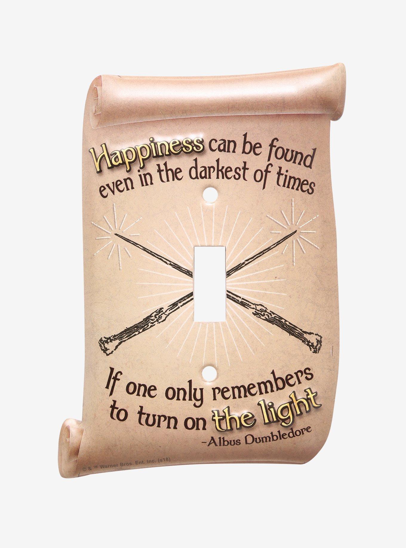 Harry Potter Happiness Found Light Switch Plate, , hi-res