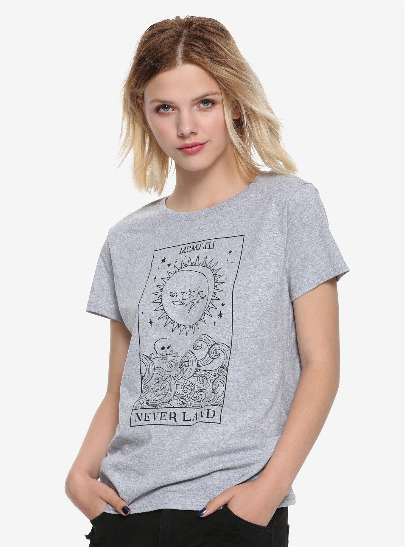 Disney Peter Pan Never Land Tarot Girls T-Shirt, BLACK, hi-res