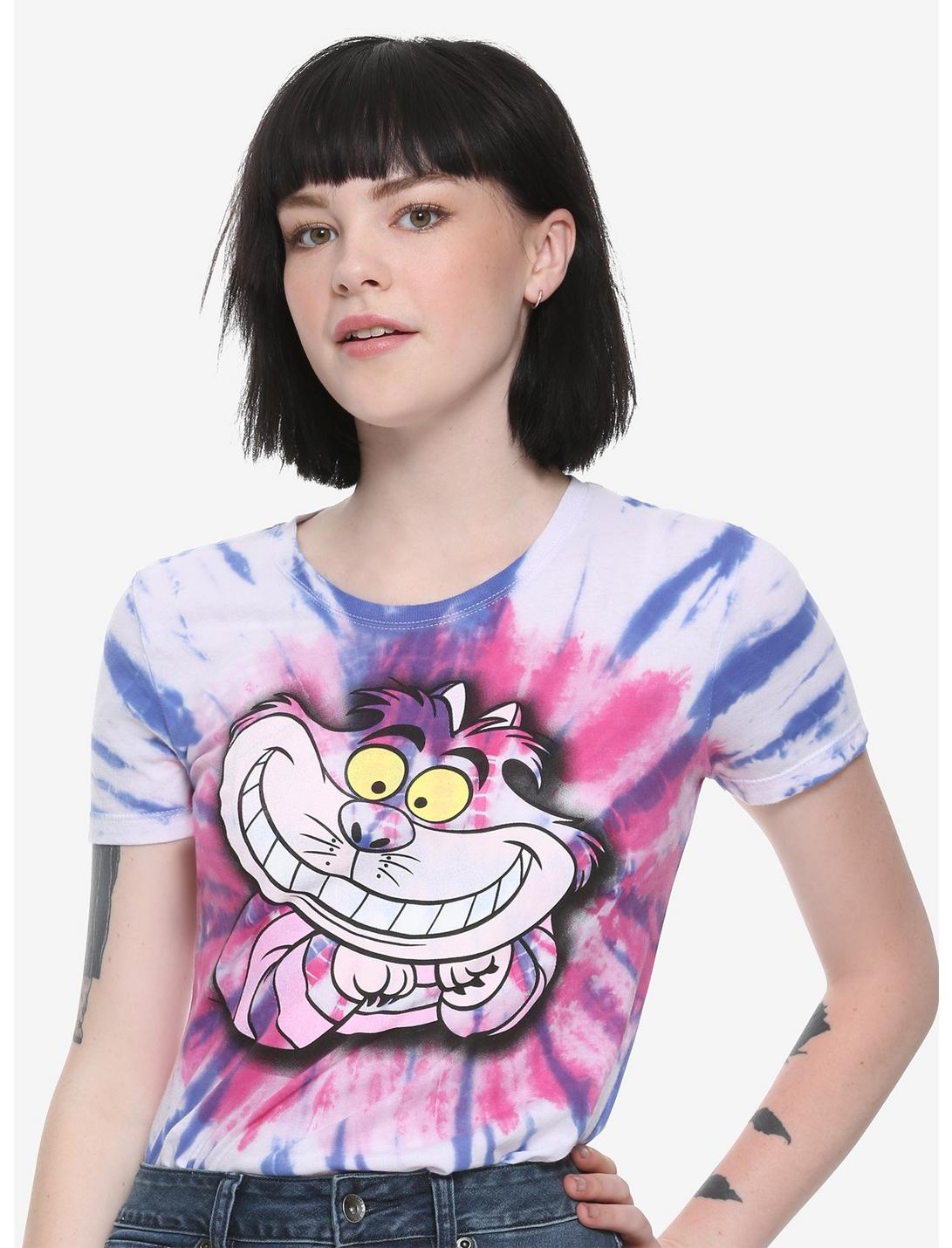Disney Alice In Wonderland Cheshire Cat Tie-Dye Girls T-Shirt, TIE DYE, hi-res