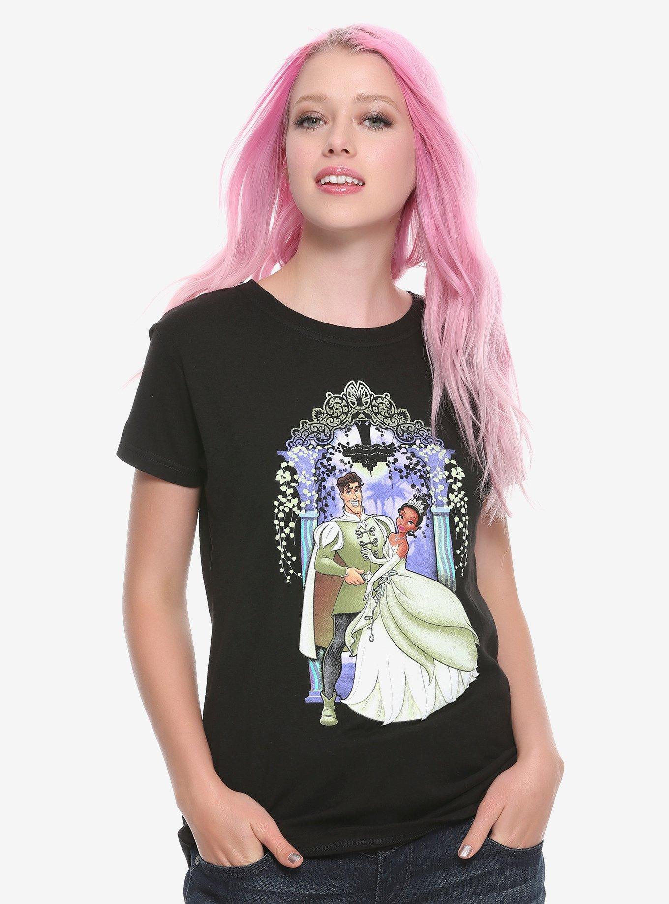 Disney The Princess And The Frog Tiana & Prince Naveen T-Shirt, BLACK, hi-res