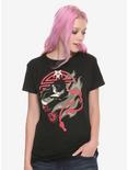 Disney Mulan Warrior Hair Girls T-Shirt, BLACK, hi-res