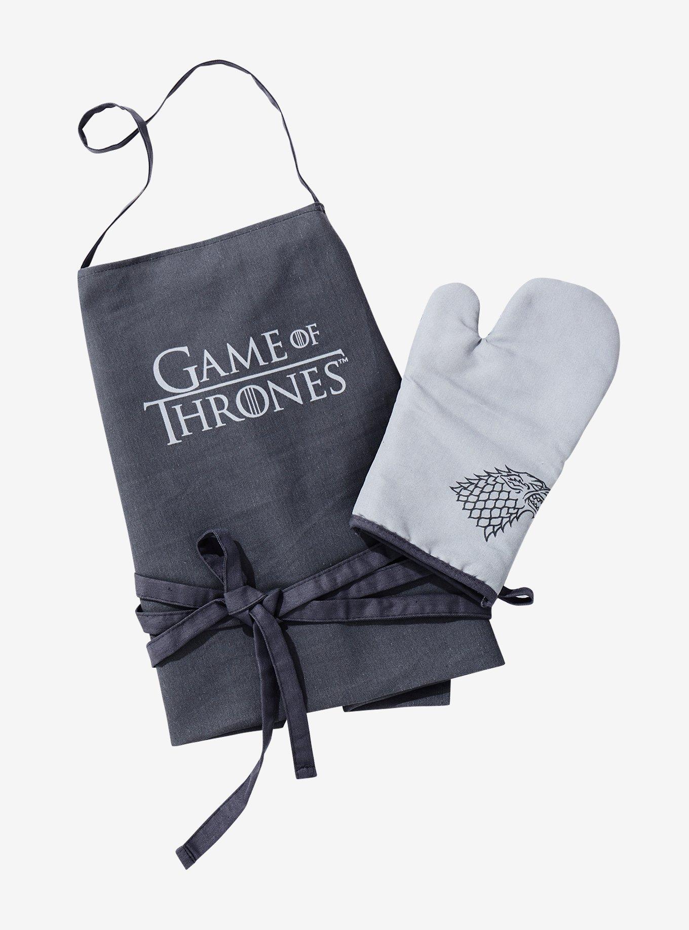 Game Of Thrones House Stark Oven Mitt & Apron Set, , hi-res