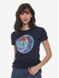 Disney The Little Mermaid Stained Glass Girls T-Shirt, GREY, hi-res