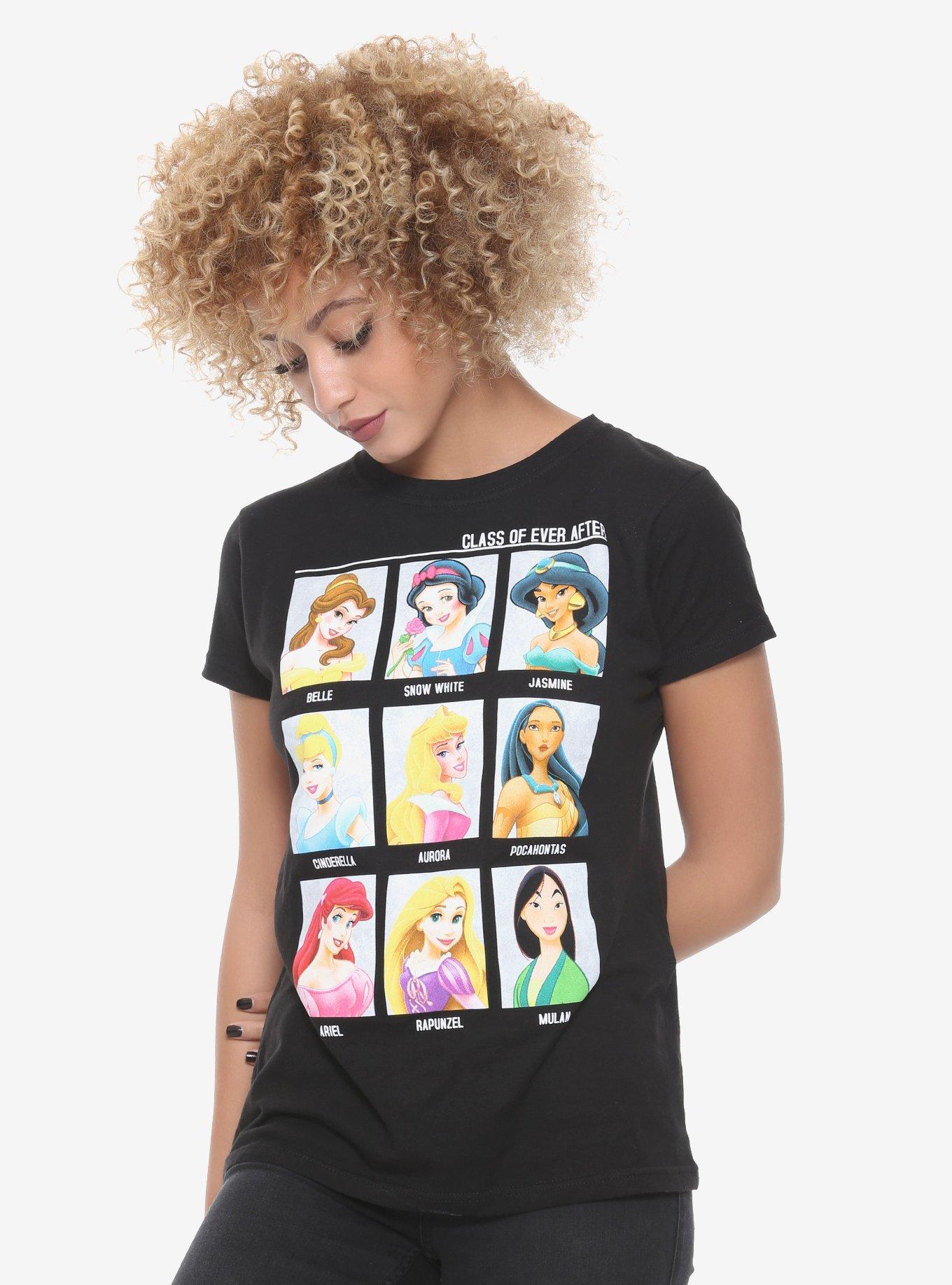 Disney Princesses Class Of Ever After Girls T-Shirt, BLACK, hi-res