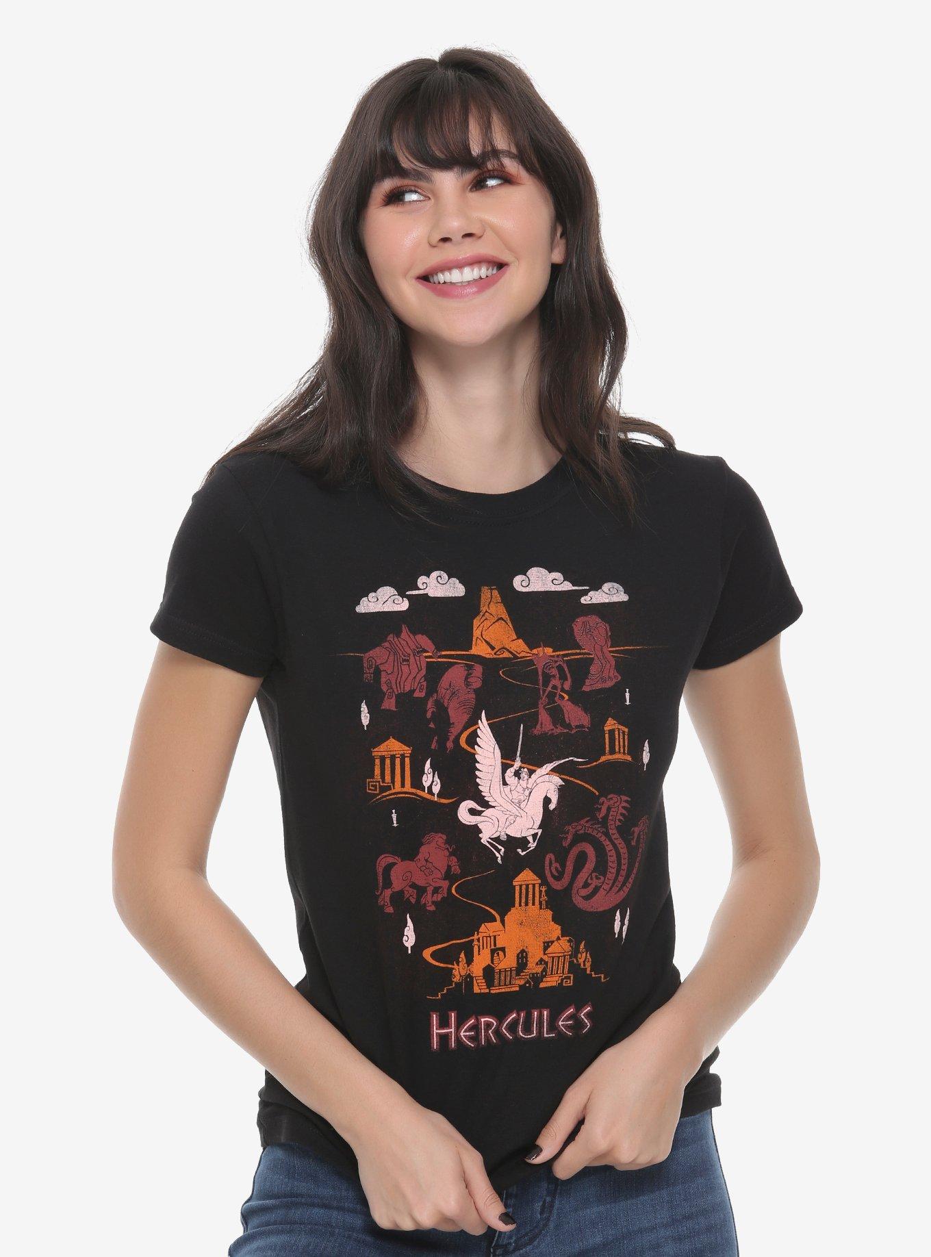 Disney Hercules Titans Girls T-Shirt, BLACK, hi-res