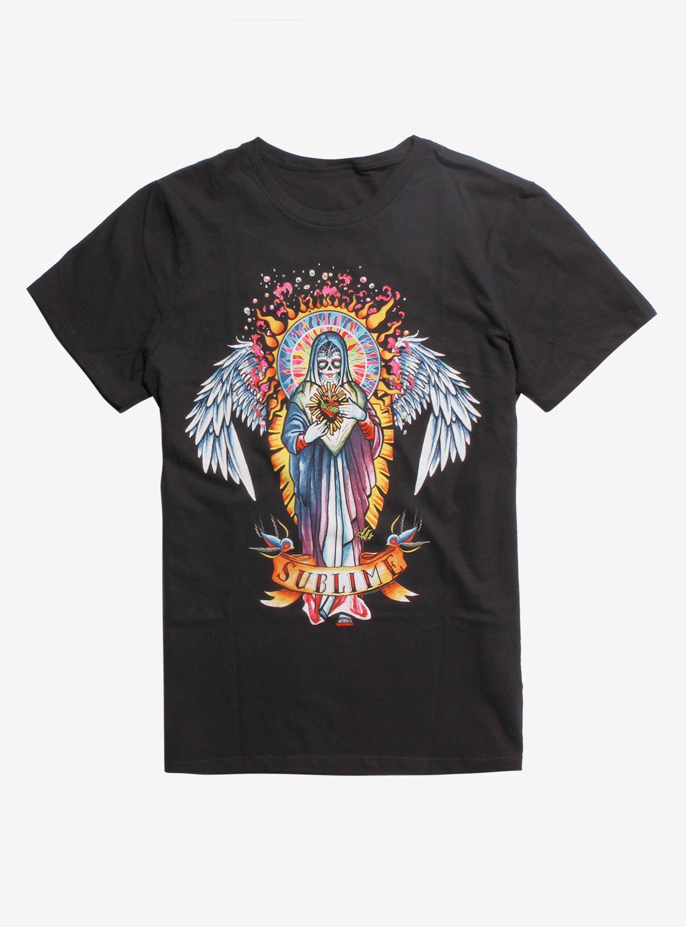 Sublime Angel T-Shirt, BLACK, hi-res