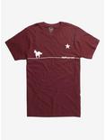 Deftones Maroon Pony T-Shirt, RED, hi-res
