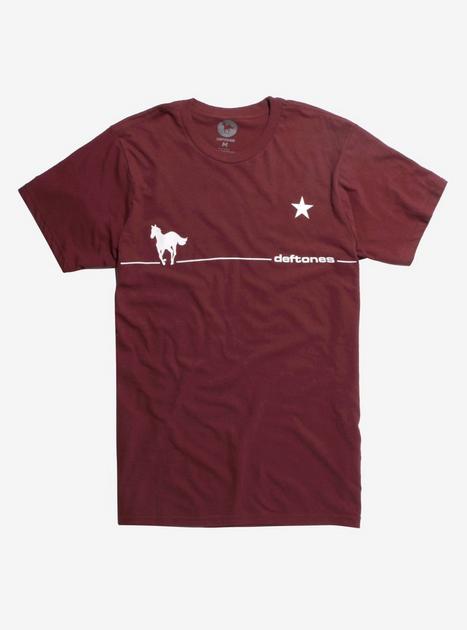 Deftones Maroon Pony T-Shirt | Hot Topic