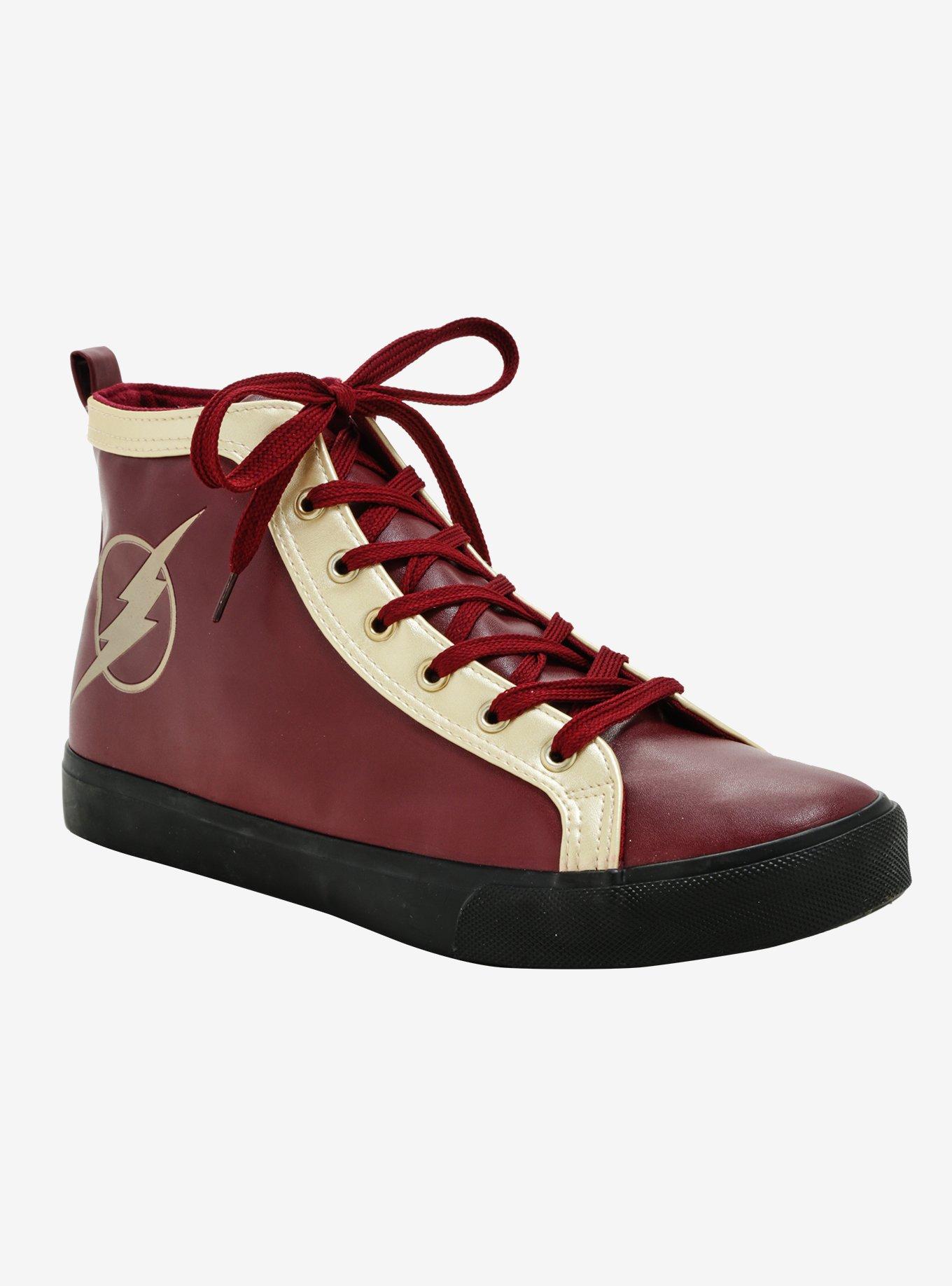 DC Comics The Flash Hi Top Sneakers