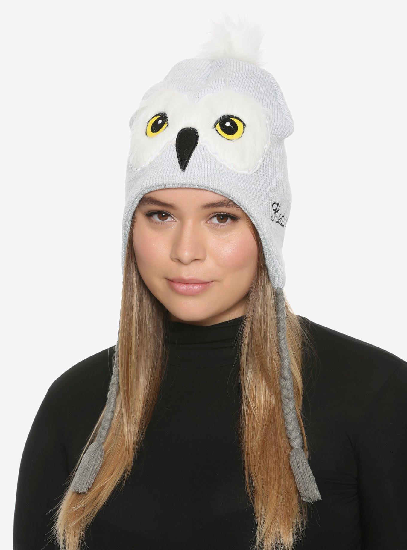 Harry Potter Hedwig Beanie & Scarf Set - Offizielle Warner Bros Lizenz