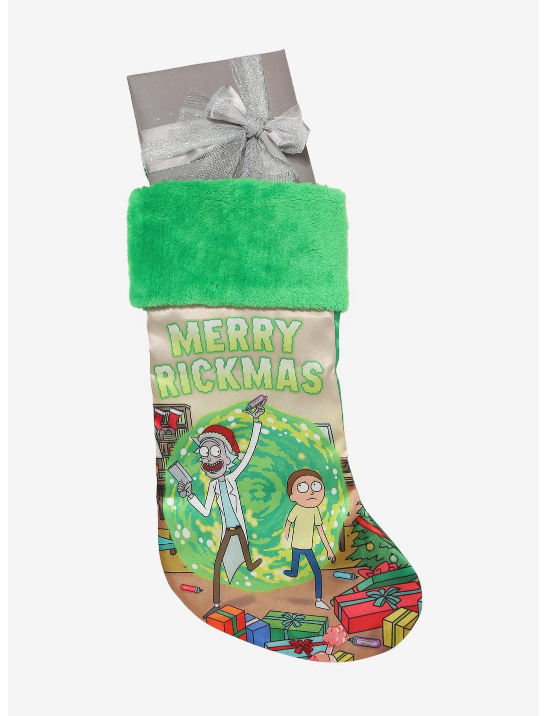 Rick And Morty Merry Rickmas Stocking, , hi-res