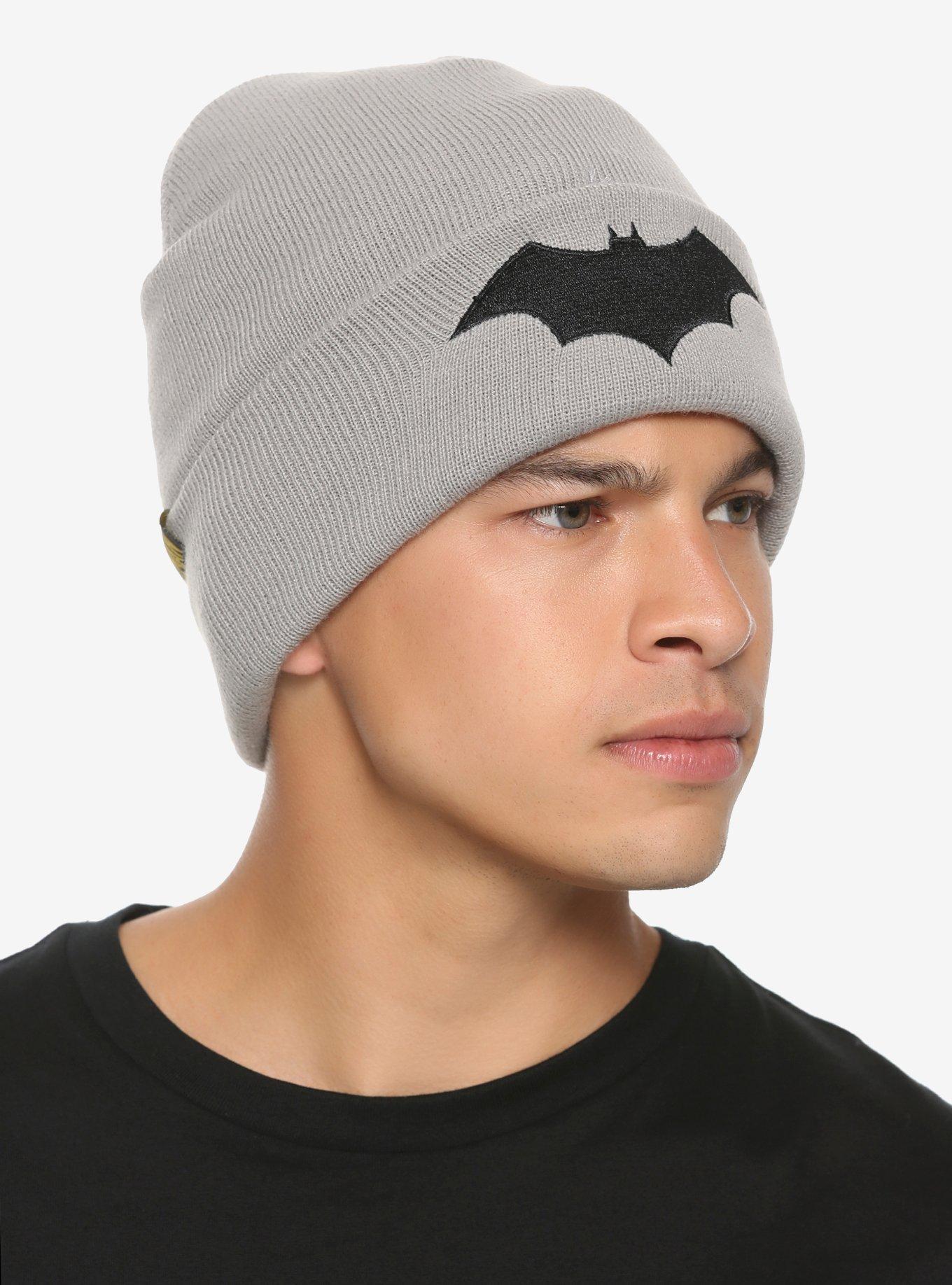 DC Batman Logo Grey Watchman Beanie, , hi-res