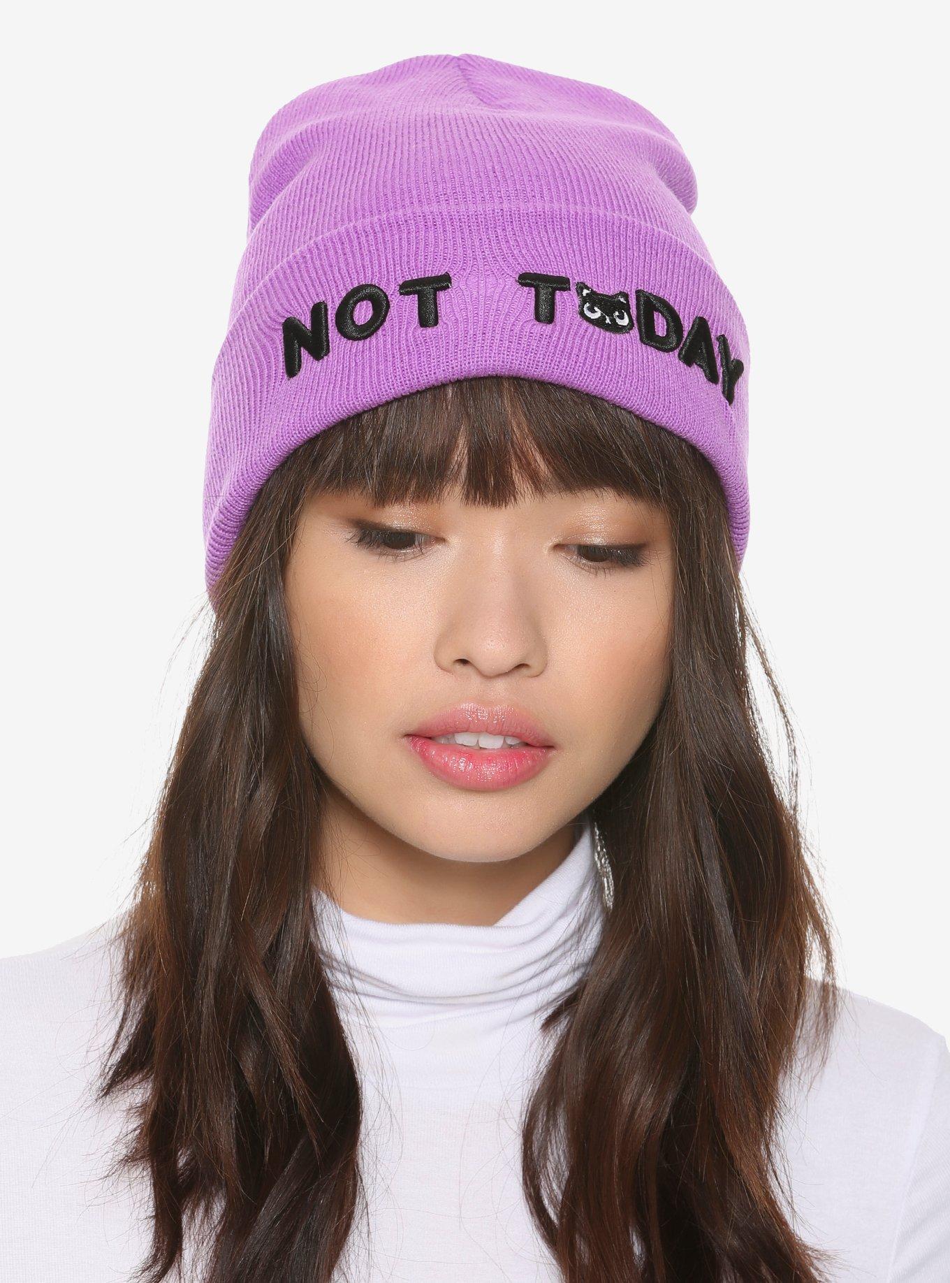 Not Today Cat Watchman Beanie | Hot Topic