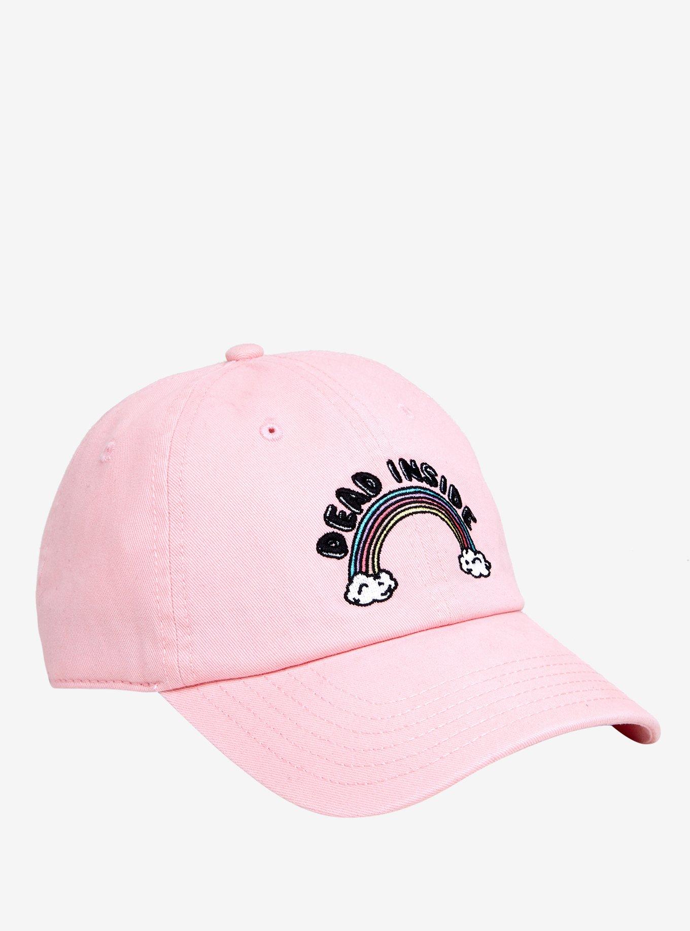 Dead Inside Rainbow Dad Cap, , hi-res