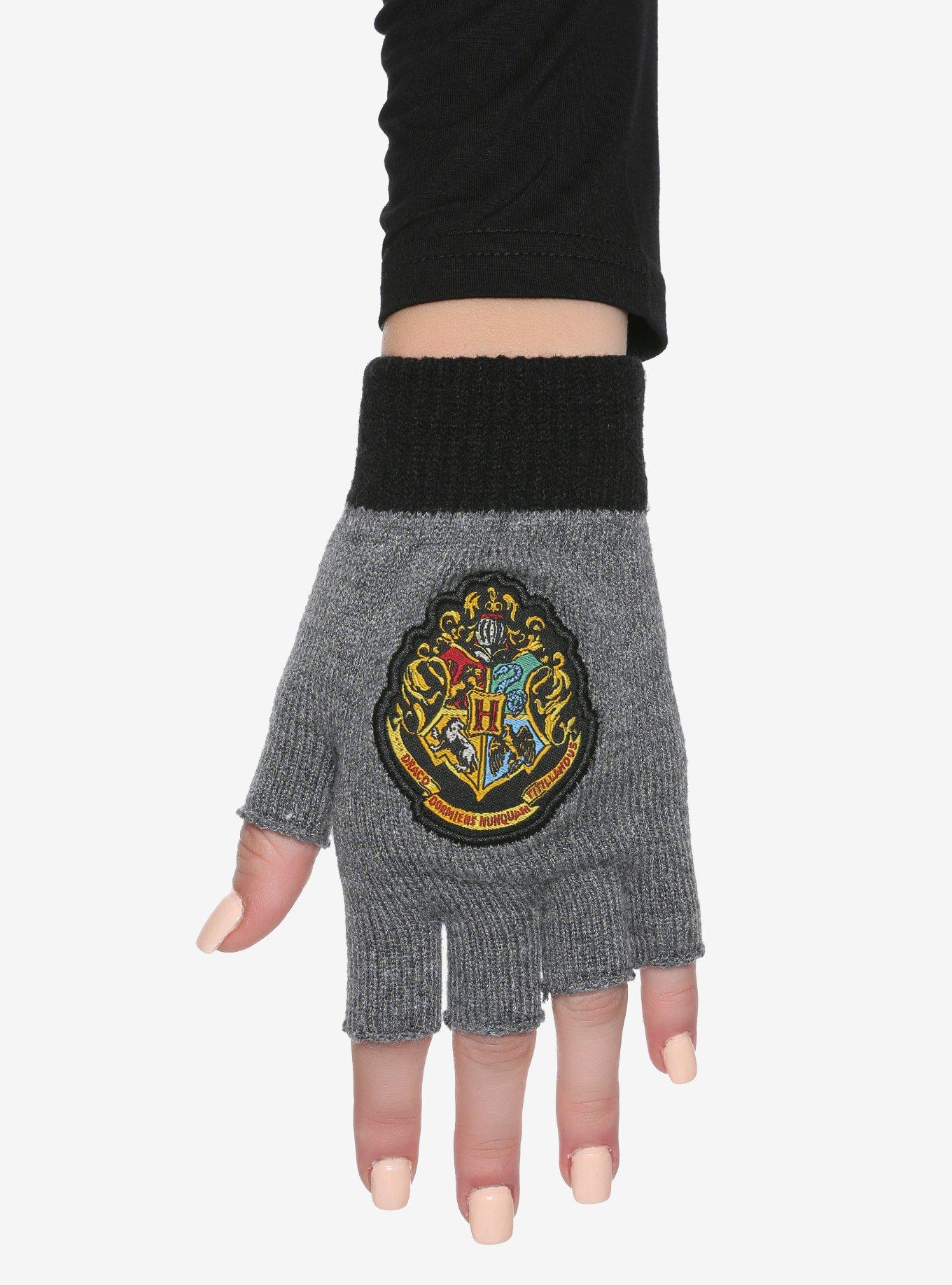 Harry Potter Hogwarts Fingerless Gloves, , hi-res