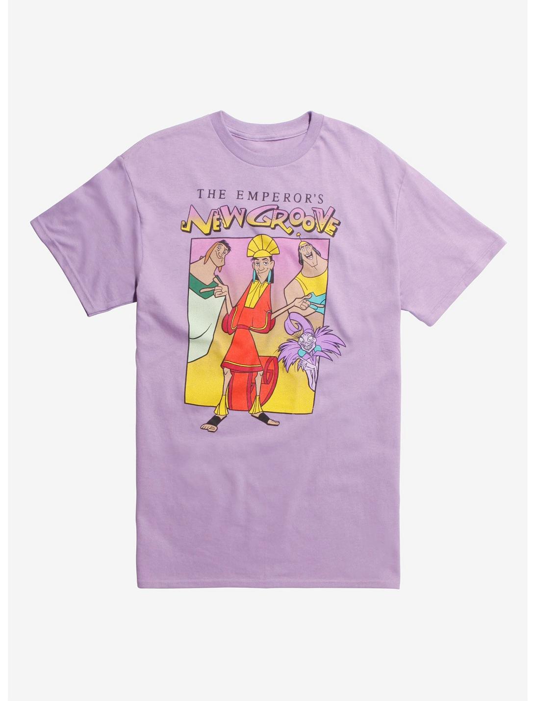 Disney The Emperor's New Groove Purple T-Shirt Hot Topic Exclusive, LIGHT PURPLE, hi-res