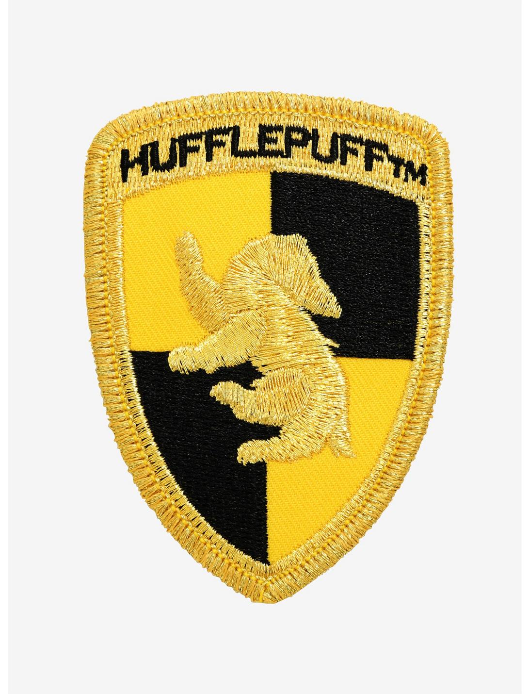 Harry Potter Hufflepuff Metallic Patch - BoxLunch Exclusive, , hi-res