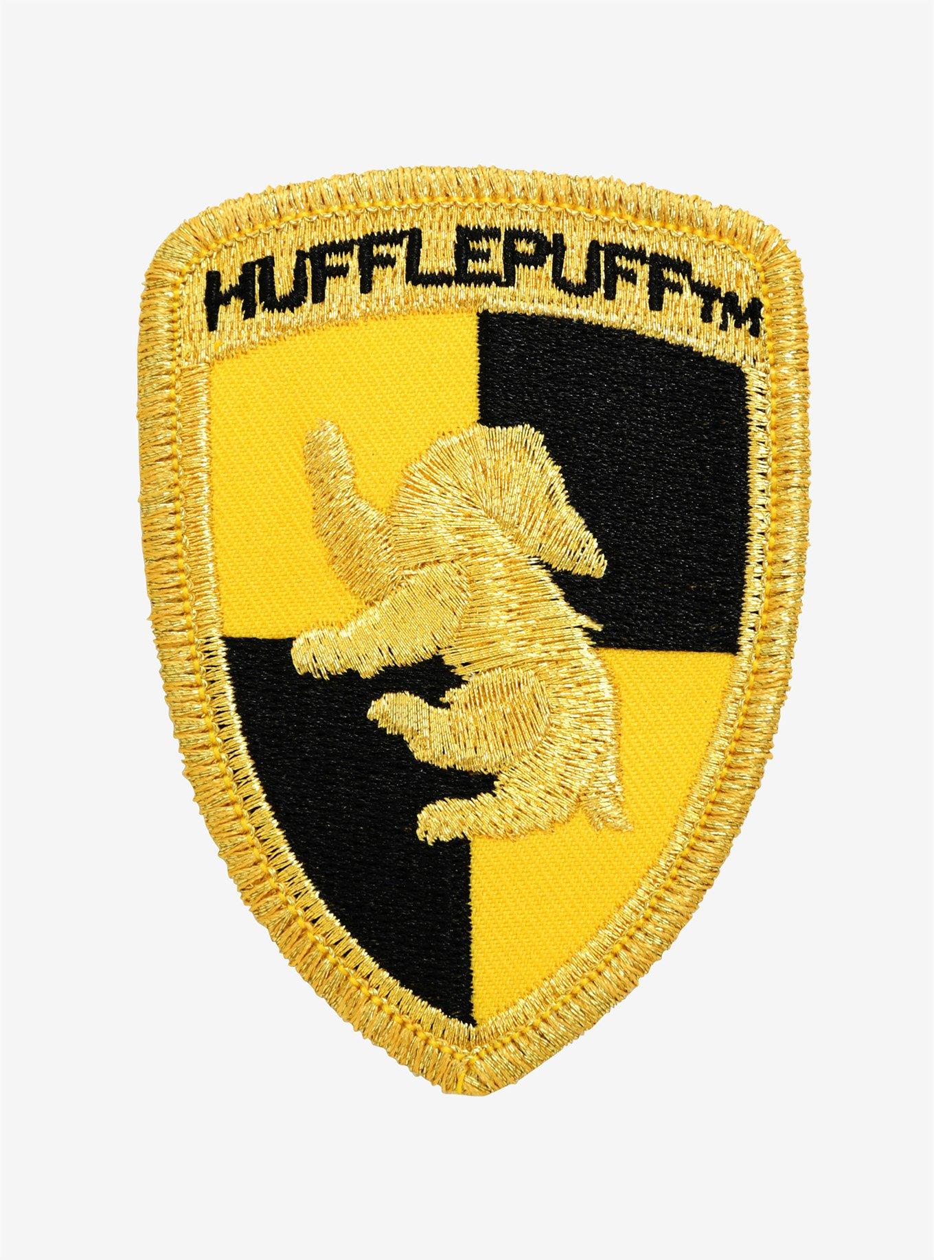 Harry Potter Hufflepuff Metallic Patch - BoxLunch Exclusive, , hi-res