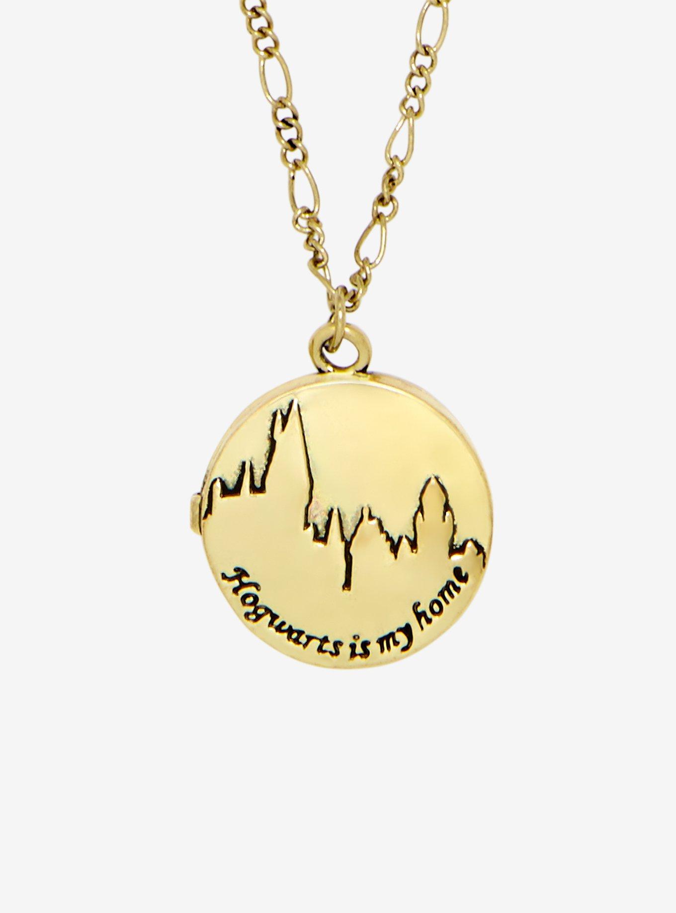 Harry Potter Hogwarts Is My Home Locket Necklace Hot Topic