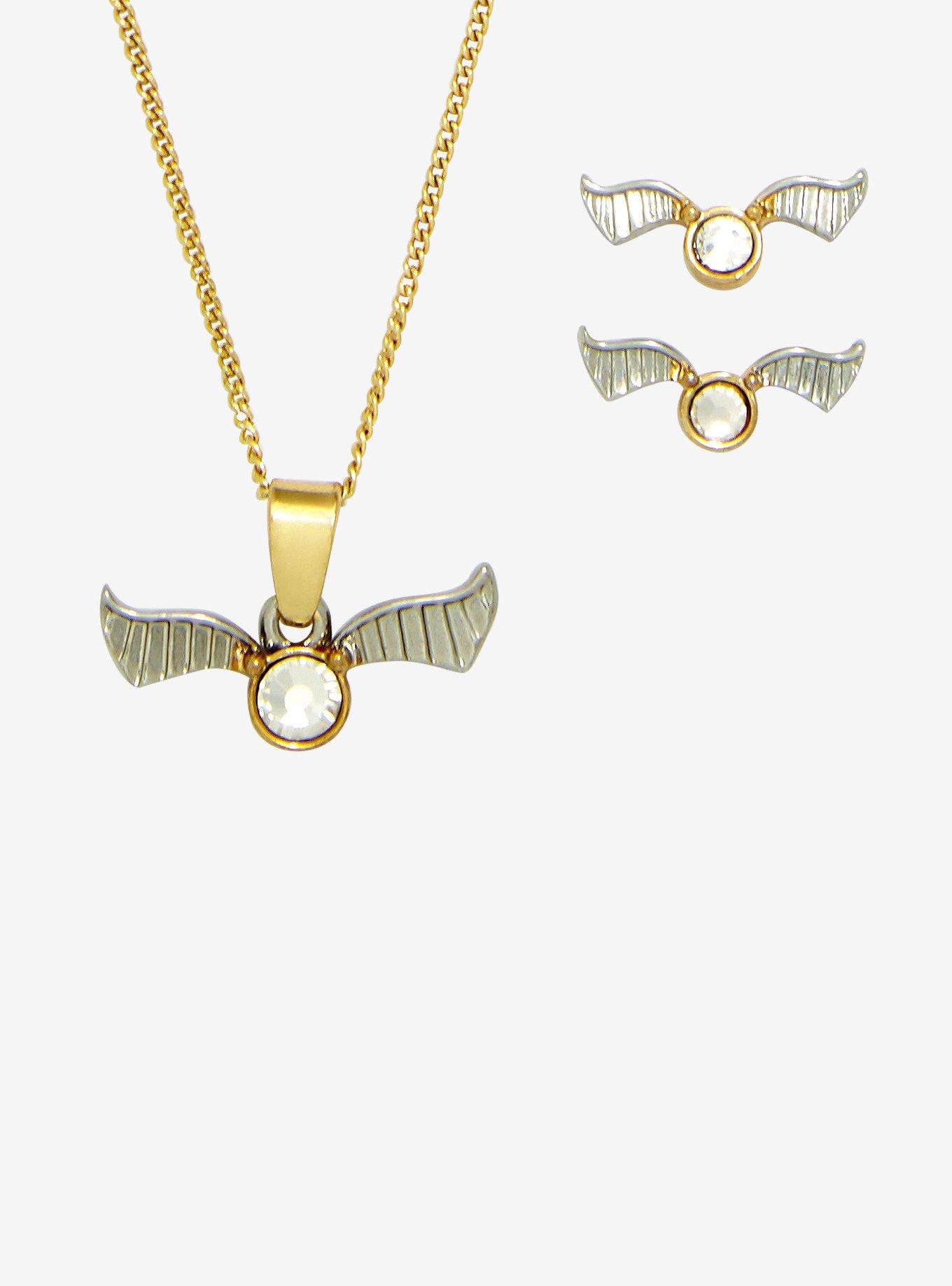 Harry Potter Golden Snitch Jewelry Set, , hi-res
