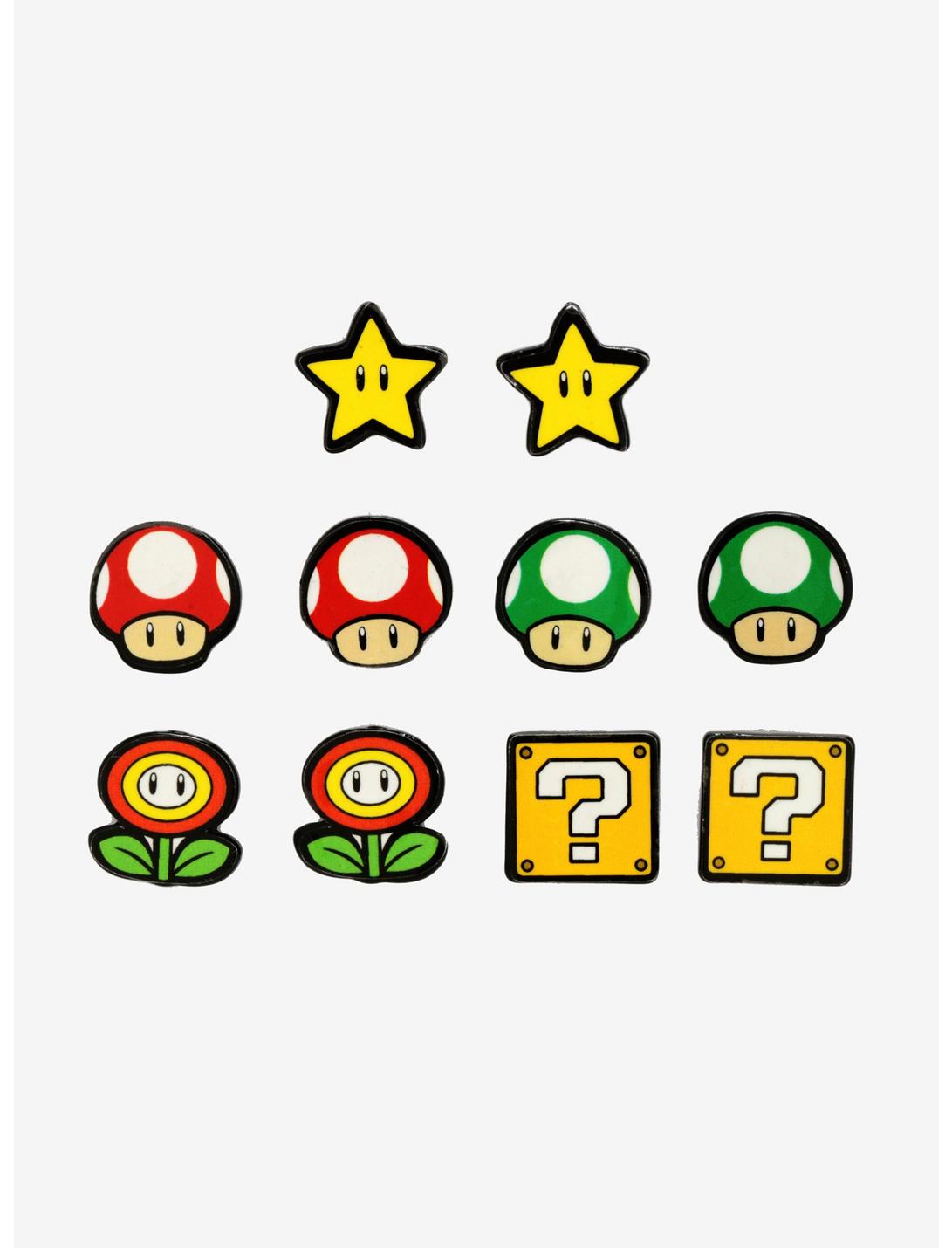 Nintendo Super Mario Earring Set, , hi-res