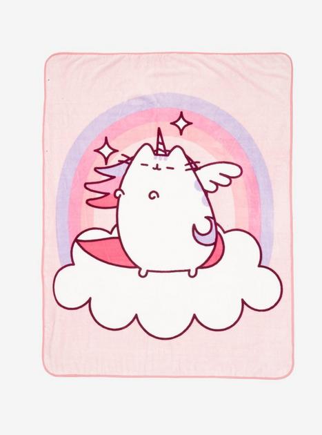 Pusheen Super Pusheenicorn Throw Blanket Hot Topic