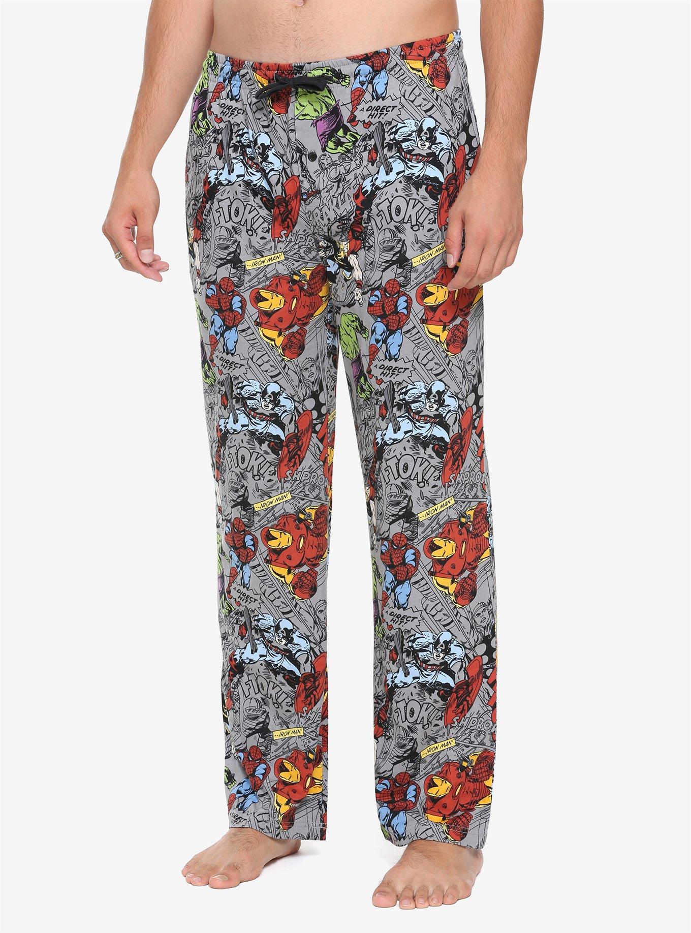 Marvel Comic Panel Guys Pajama Pants, MULTICOLOR, hi-res