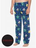 Riverdale High School Plaid Pajama Pants Hot Topic Exclusive, BLUE, hi-res
