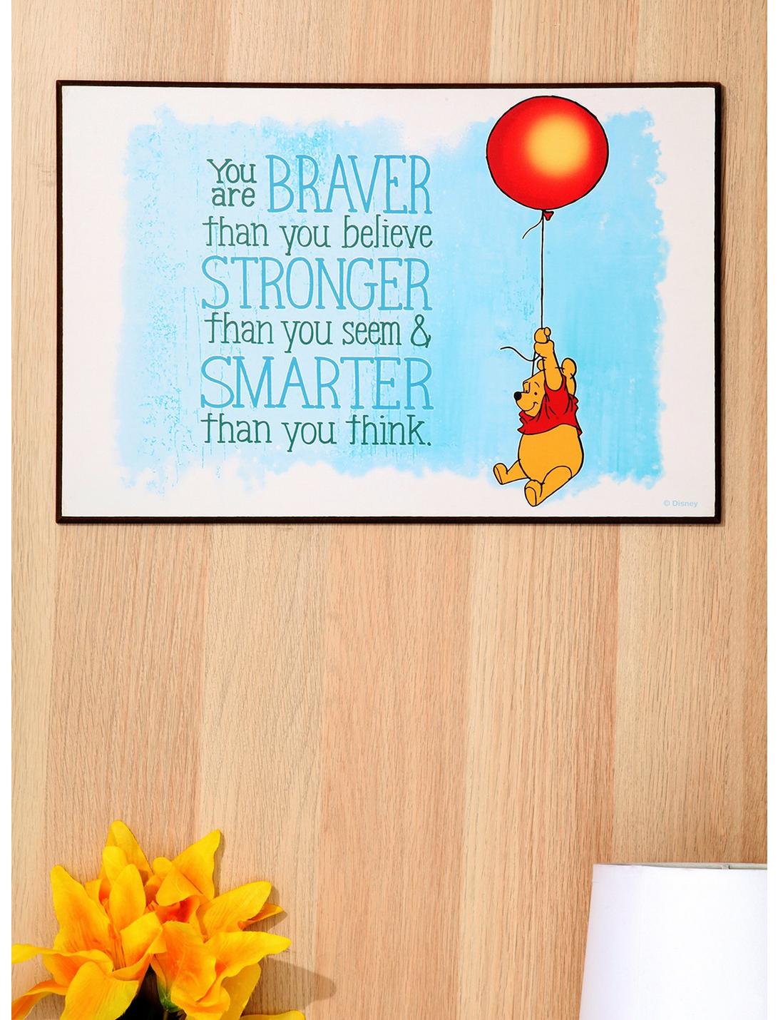 Disney Winnie The Pooh Balloon Wood Wall Art, , hi-res