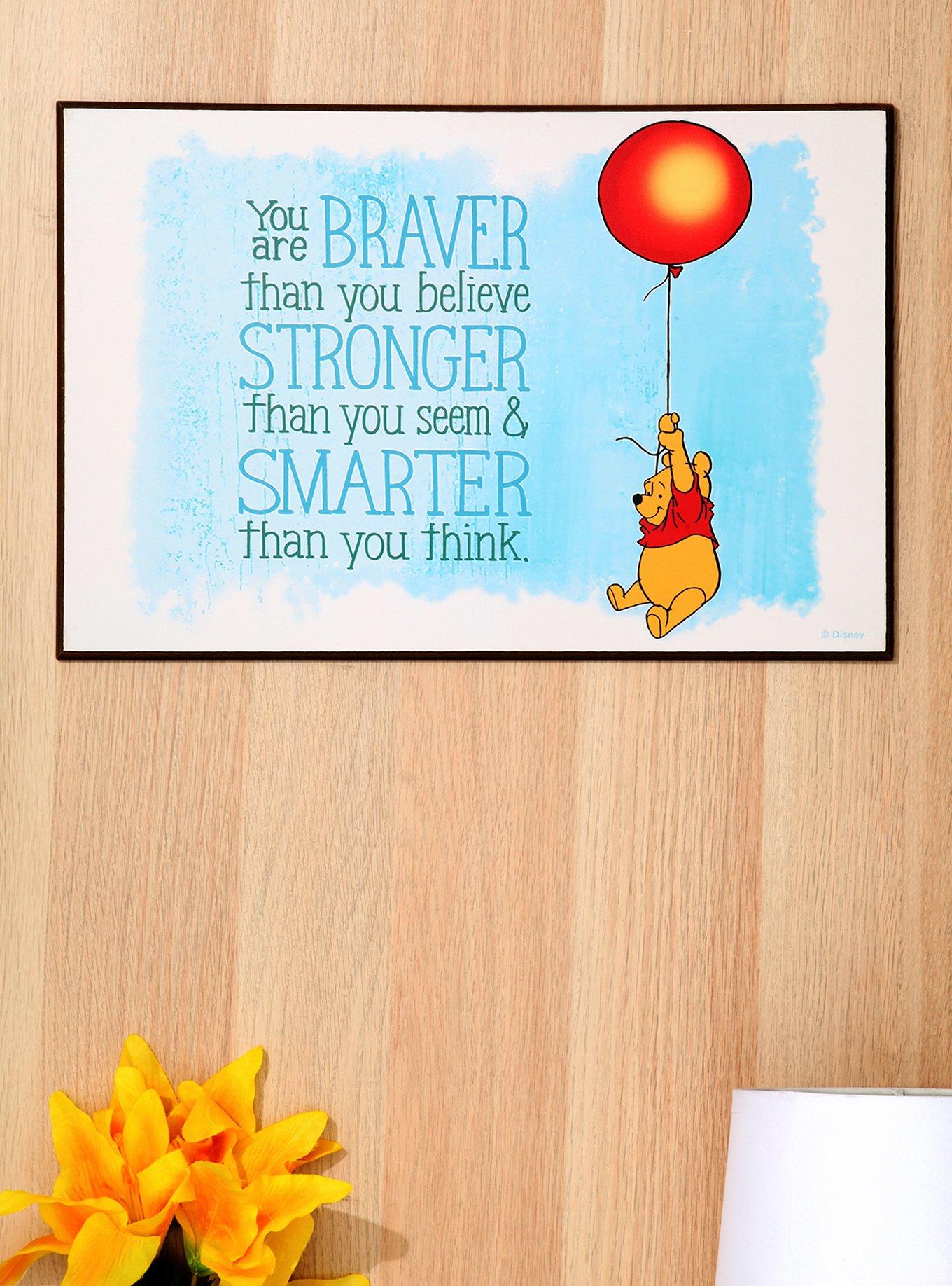 Disney Winnie The Pooh Balloon Wood Wall Art, , hi-res
