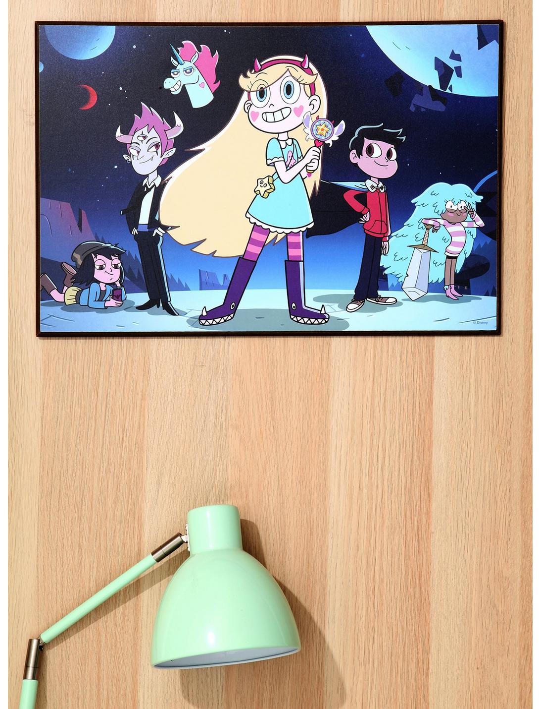Star Vs. The Forces Of Evil Group Wood Wall Art, , hi-res
