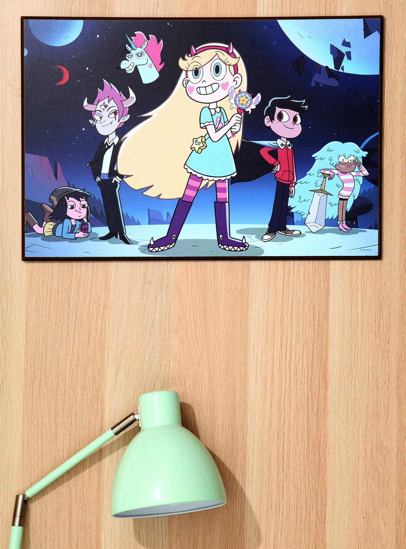 Star Vs. The Forces Of Evil Group Wood Wall Art, , hi-res