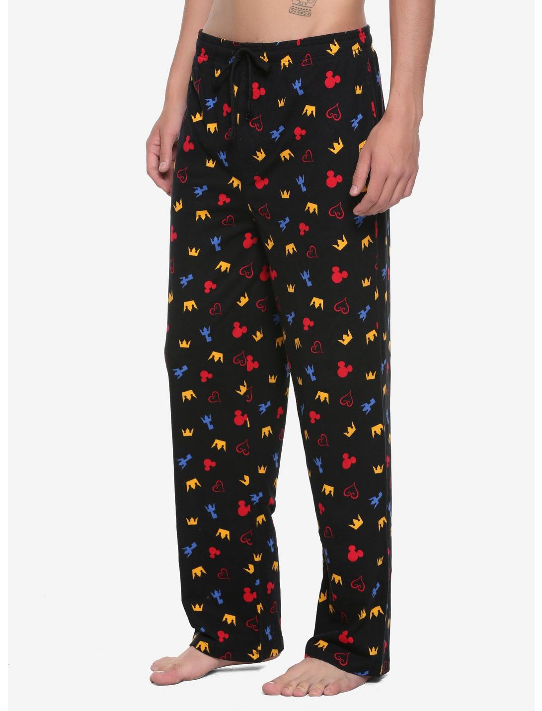 Kingdom Hearts Icons Pajama Pants, MULTICOLOR, hi-res