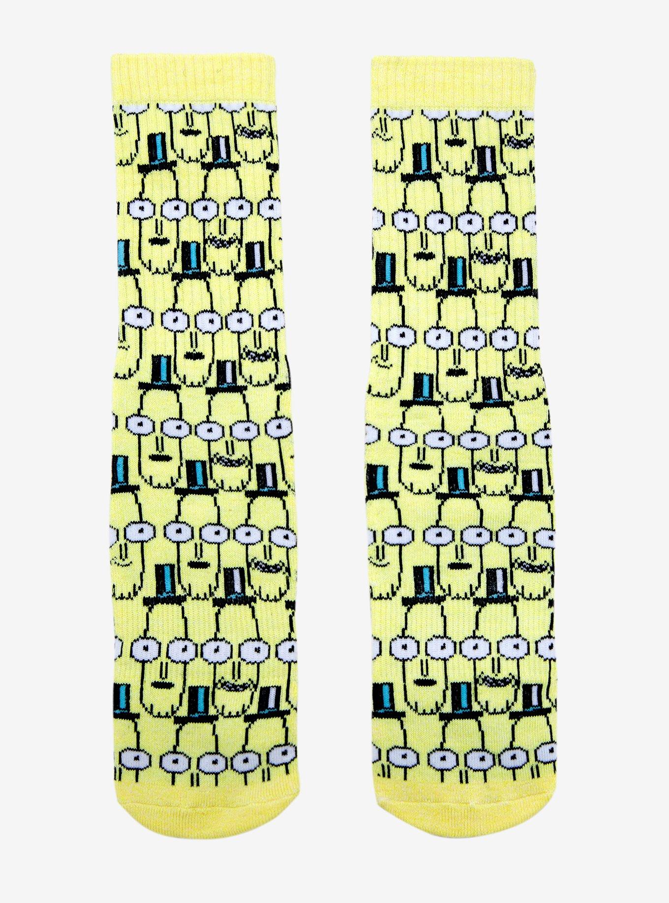Rick And Morty Mr. Poopy Butthole Crew Socks, , hi-res