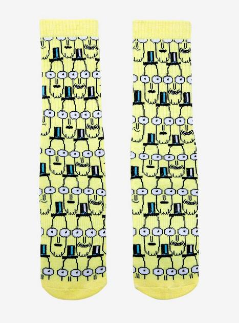 Rick And Morty Mr. Poopy Butthole Crew Socks | Hot Topic