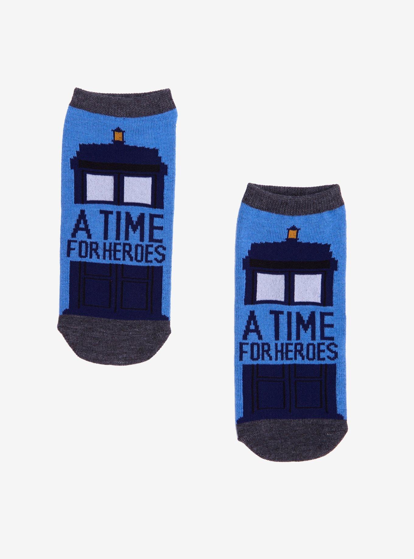 Doctor Who No-Show Socks, , hi-res