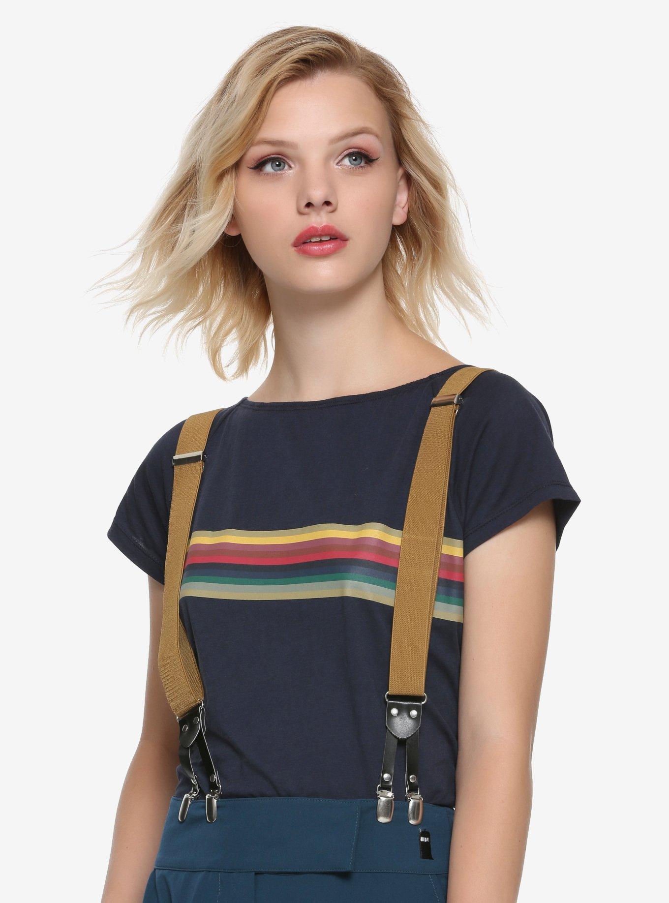 Mustard Yellow Suspenders, , hi-res