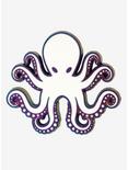 Anodized Octopus Enamel Pin, , hi-res