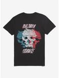 I Don't Know How But They Found Me Skull Choke T-Shirt, BLACK, hi-res