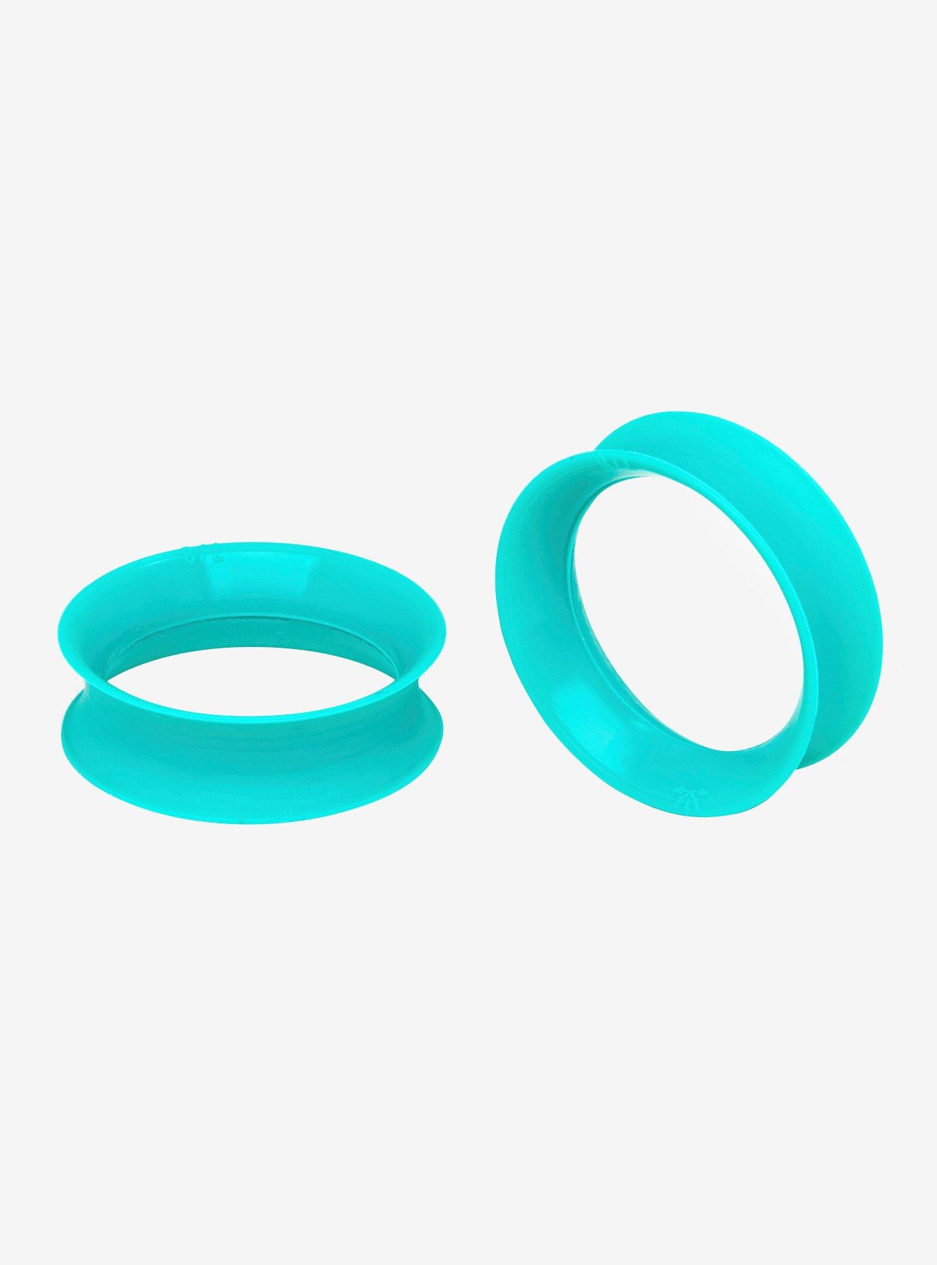 Kaos Softwear Teal Earskin Eyelet Plugs 2 Pack, TEAL, hi-res