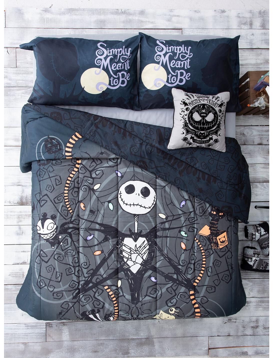 The Nightmare Before Christmas Jack Snakes Full/Queen Comforter, , hi-res