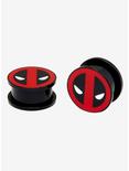 Marvel Deadpool Acrylic Mask Spool Plug 2 Pack, MULTI, hi-res