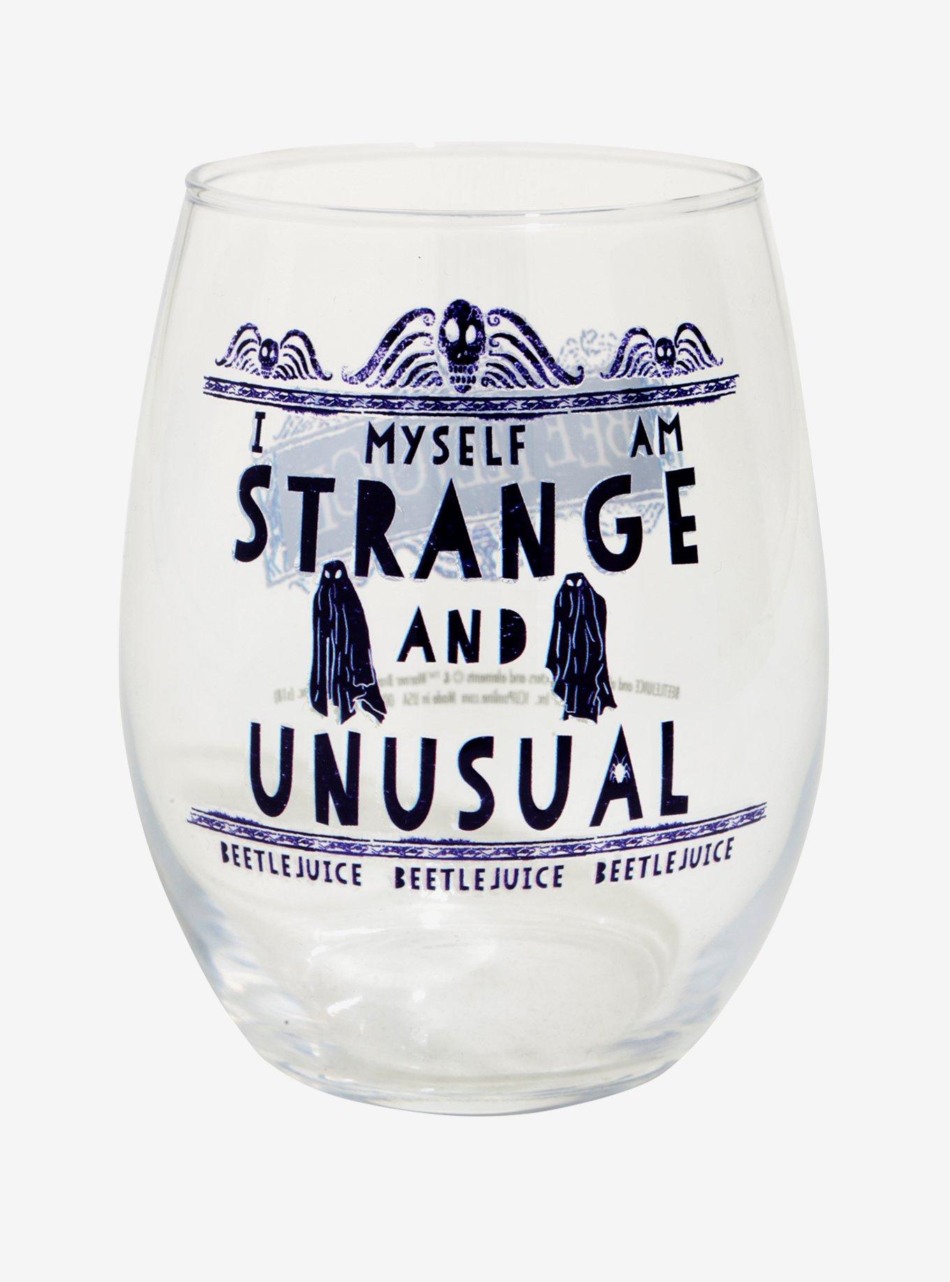 Beetlejuice Stemless Wine Glass, , hi-res